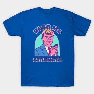 Beer Me Strength - Sad Businessman T-Shirt